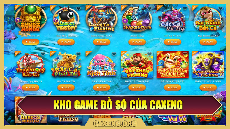Kho Game Đồ Sộ Của Caxeng